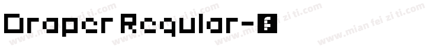 Draper Regular字体转换